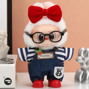 Labubu Red Ribbon Darling Outfit