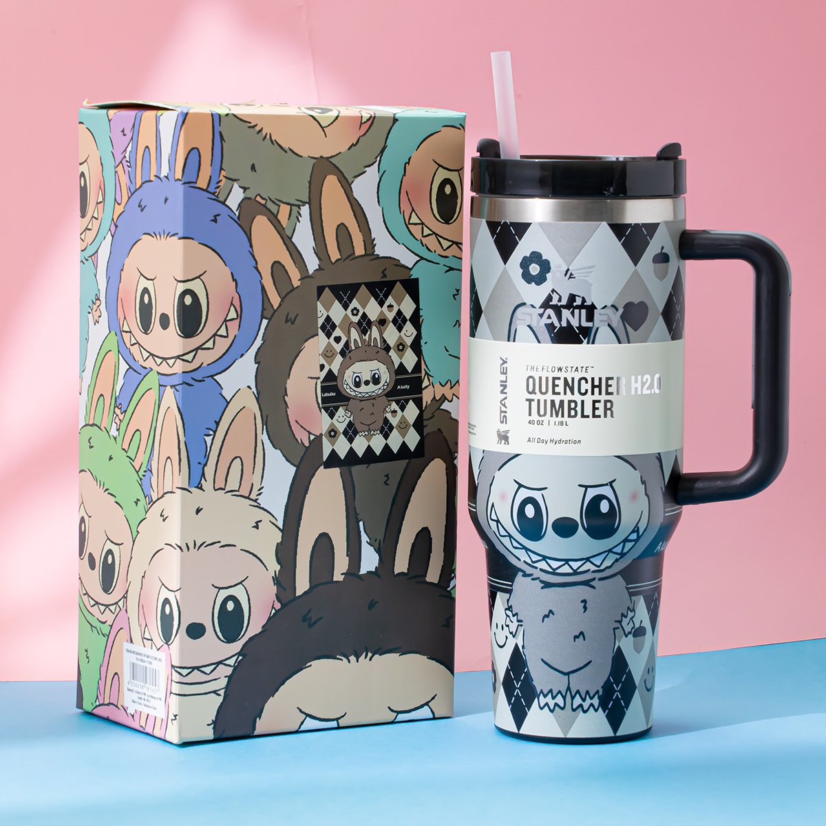 Stanley x Labubu Film Monochrome Quencher H2O Tumbler [Limited Edition]