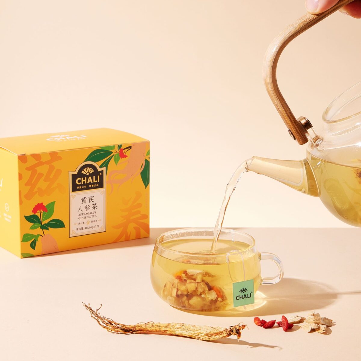 Astragalus Ginseng Tea (12 Tea Bags)