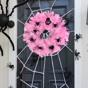 Bubblegum Nightmare Halloween Wreath