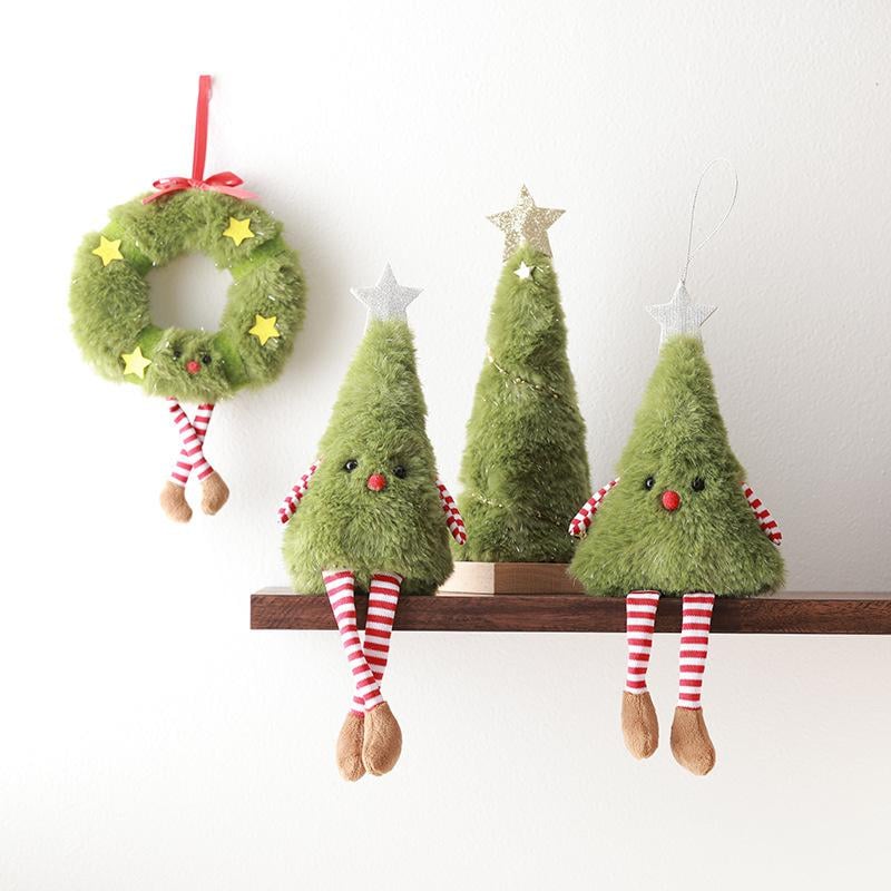Cute Plush Christmas Hanging Ornament