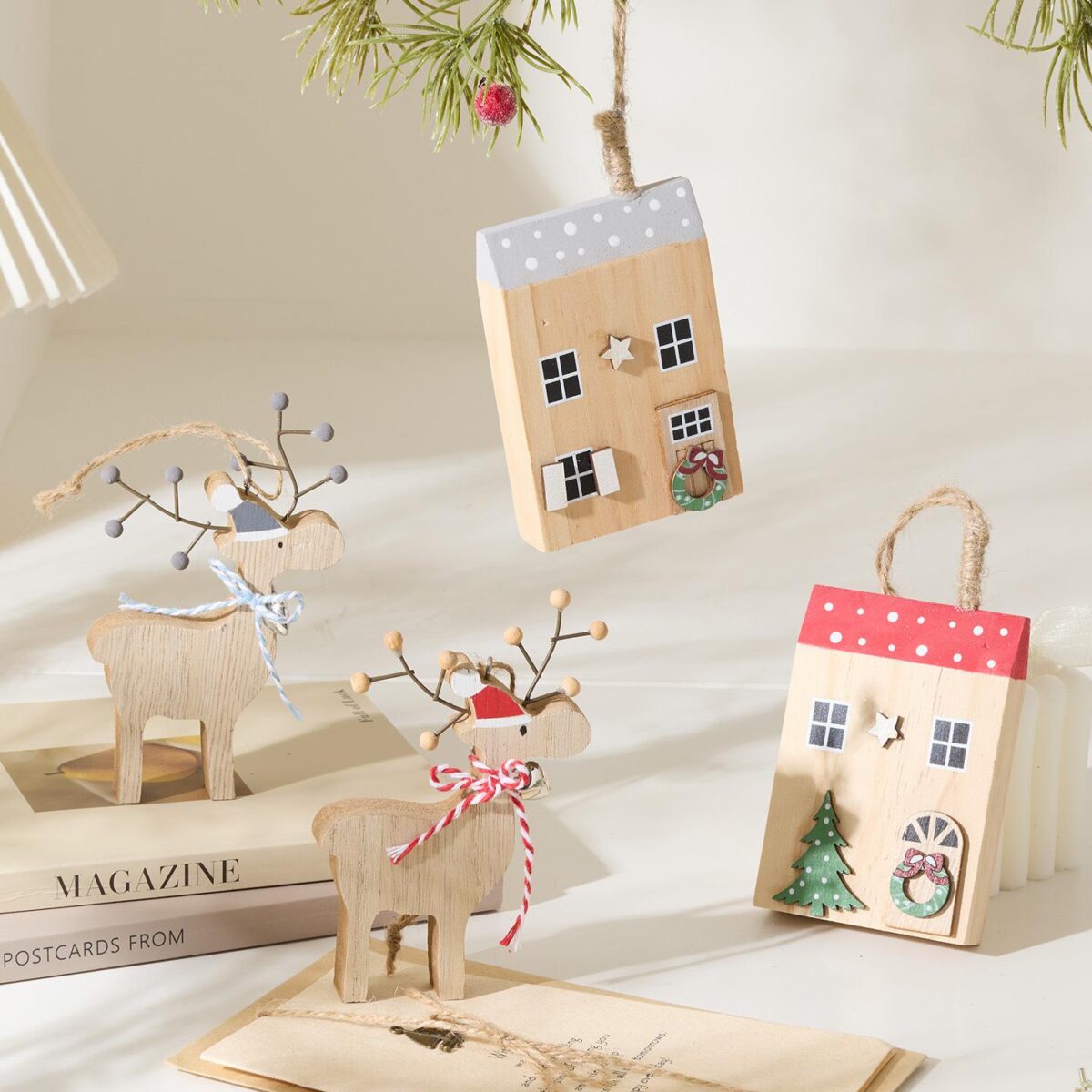 Handmade Wooden Hanging Ornament