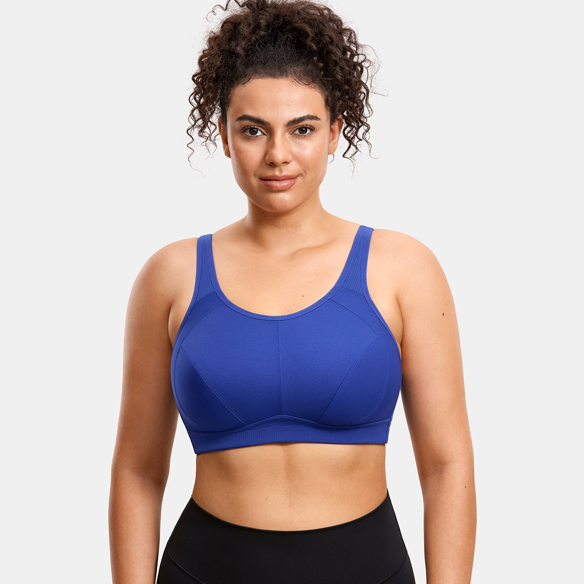 Plus Size High Support Full Coverage Padded Wireless Bra