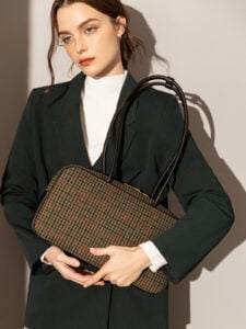 Sloane Tartan Top Handle Bag
