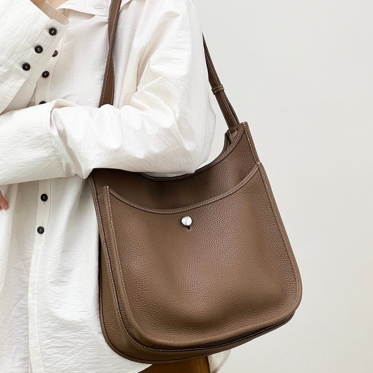 Sutton Place Leather Tote Bag