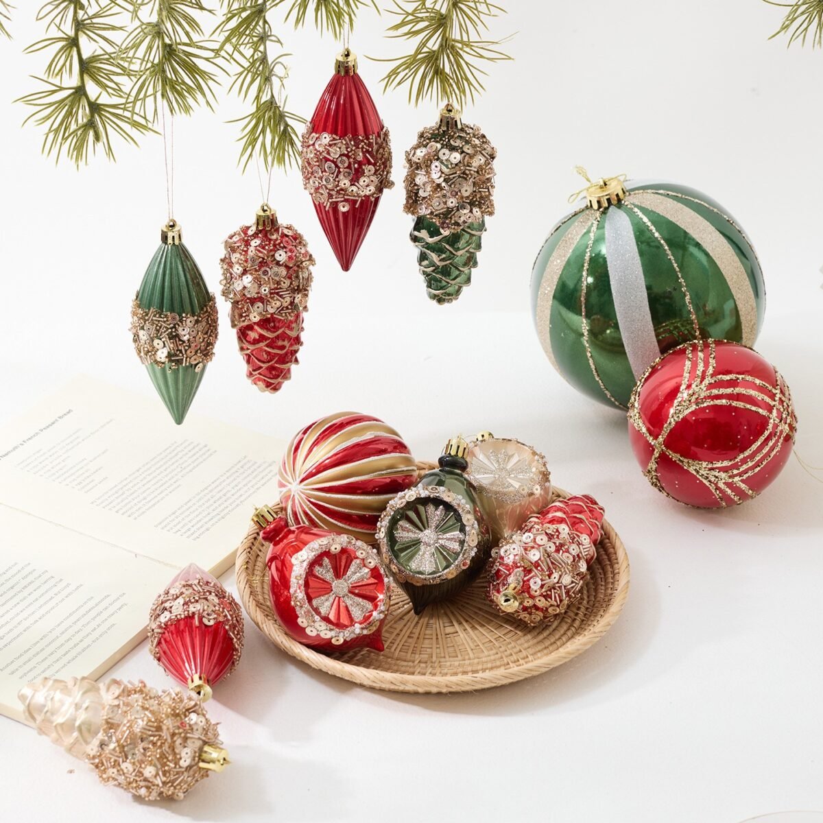 Vintage Christmas Ornament Ball Collection