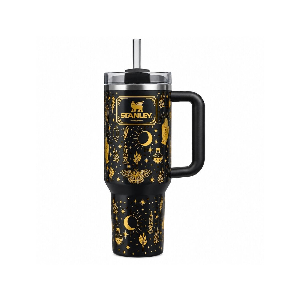 Stanley Halloween Quencher H2.0 FlowState Tumbler – Black Magic Edition