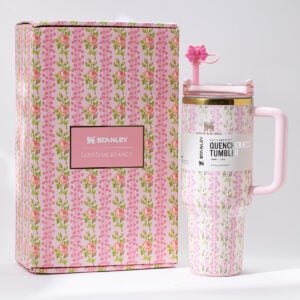 Stanley x LoveShackFancy Blooming Heirloom Quencher H2.0 FlowState Tumbler 40oz