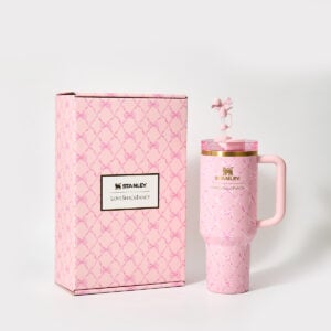 Stanley x LoveShackFancy Diamond Bow Quencher H2.0 FlowState Tumbler 40oz – Limited Edition