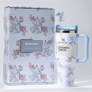 Stanley x LoveShackFancy Rosa Beaux Quencher H2.0 FlowState Tumbler 40oz – Limited Edition