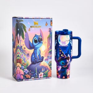 Limited Edition Stanley x Stitch Luminous Quencher H2.0 Tumbler 40oz – Glow-in-the-Dark