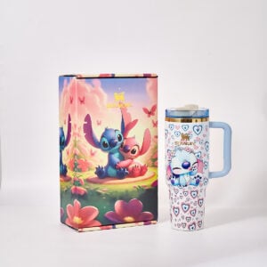 Stanley x Stitch Cute Hearts Tumbler – Limited Edition